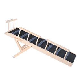 VEVOR Dog Ramp, Folding Pet Ramp for Bed, Adjustable Dog Ramp for Small, Large, Old Dogs & Cats, Wooden Pet Ramp with 47.2" Long Ramp VEVOR Dog Ramp, Folding Pet Ramp for Bed, Adjustable Dog Ramp for Small, Large, Old Dogs & Cats, Wooden Pet Ramp with 47.2" Long Ramp